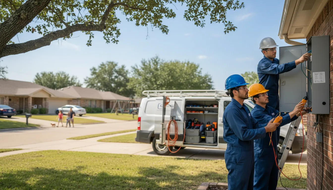 Certified electrician providing emergency electrical services in Columbia, IL